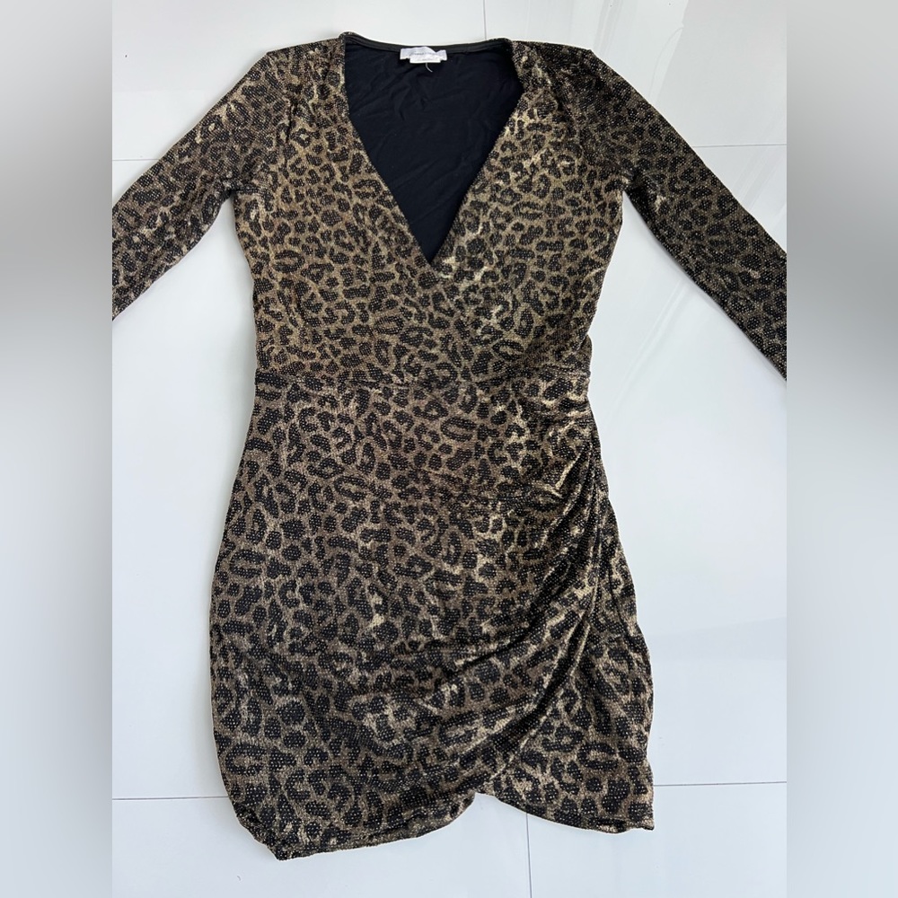 Lovers and Friends Burmese dress leopard print mini bodycon - Picture 4 of 6
